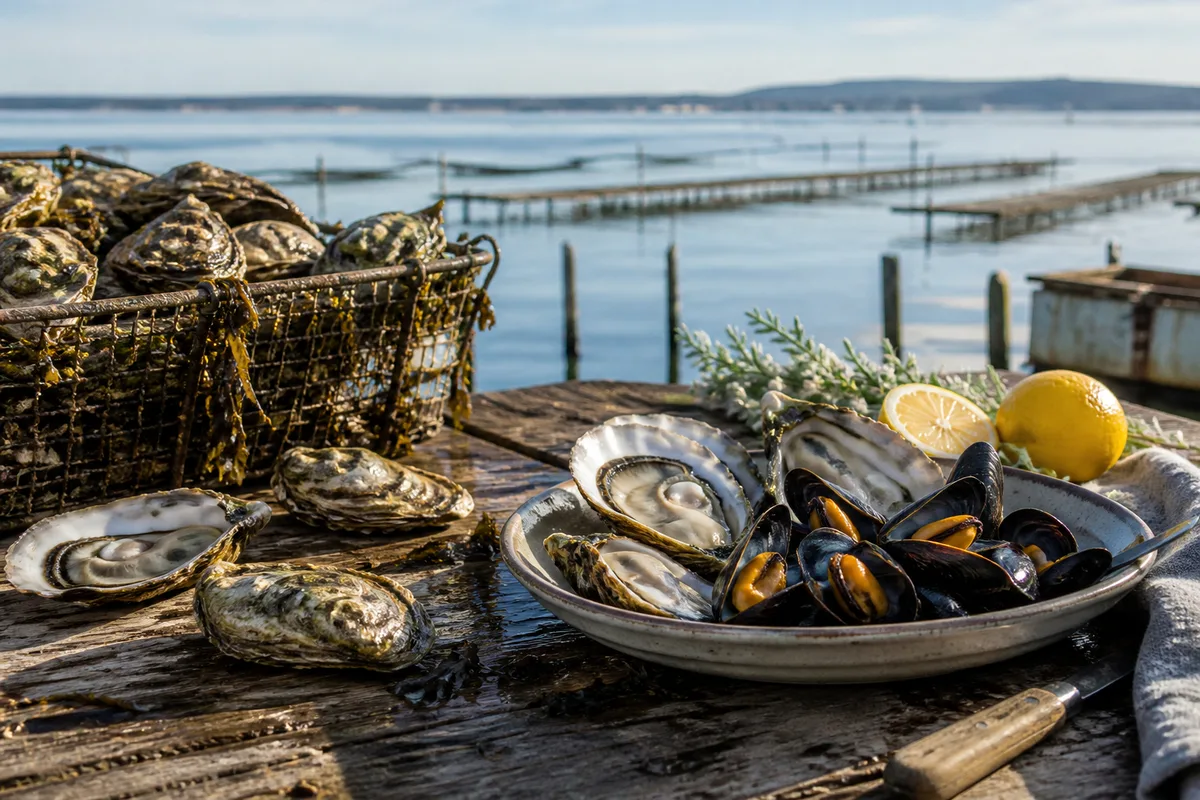 Huîtres et moules de Thau, du mas conchylicole à l'assiette